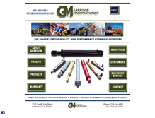 Tablet Screenshot of garrisonmfg.com